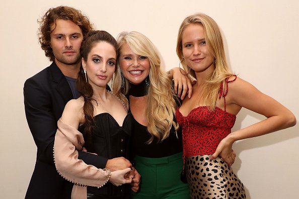 Christie Brinkley and her children, Jack, Alexa, and Sailor at Cafe Carlyle on September 25, 2018 in New York City. | Photo: Getty Images