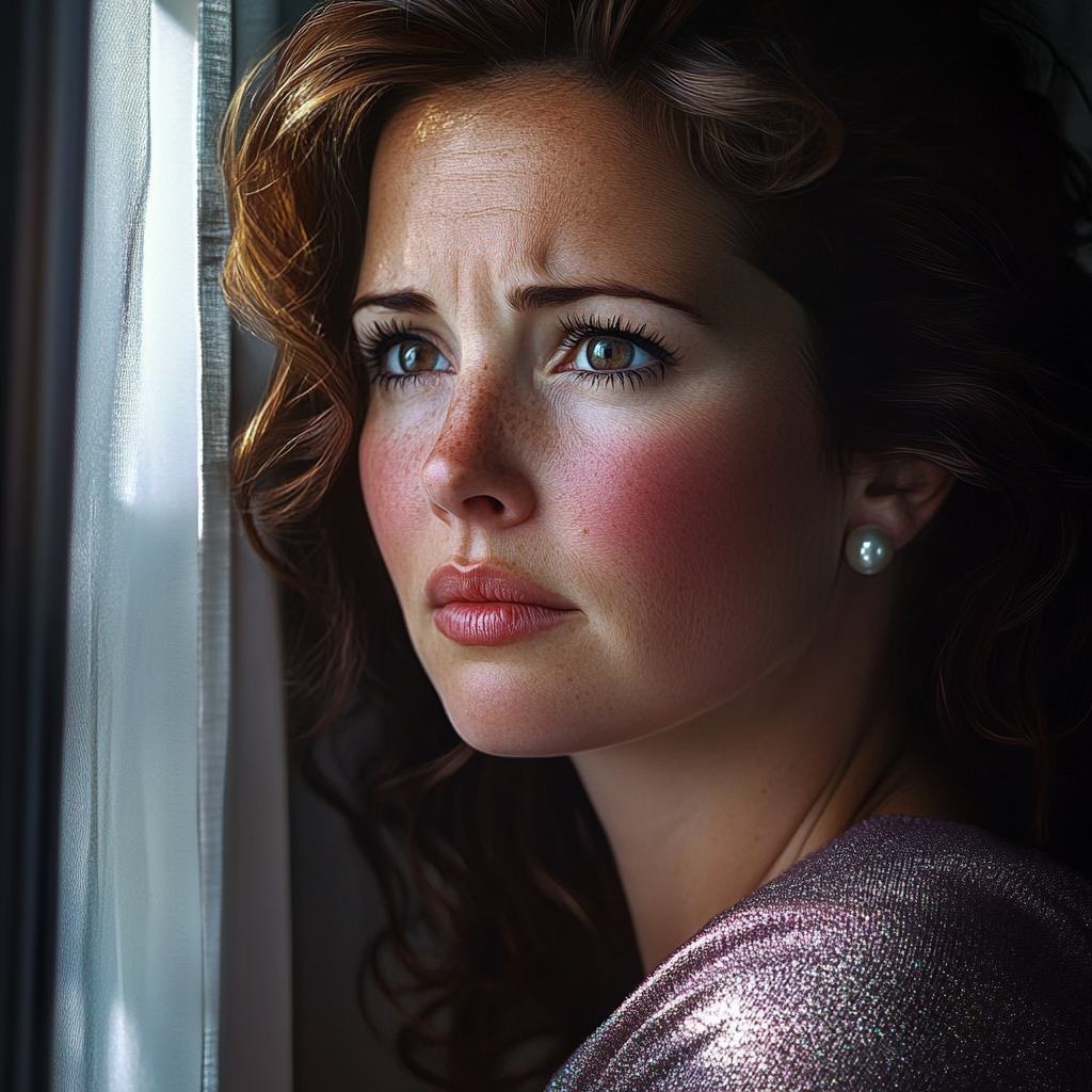 An anxious woman | Source: Midjourney