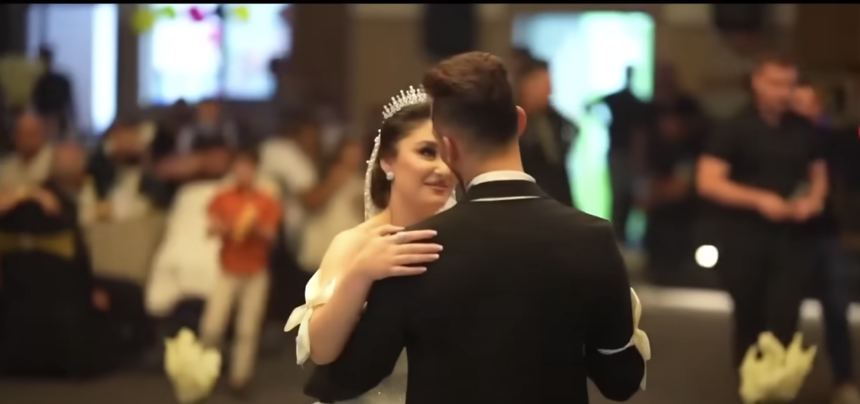 Revan and Hannen Isho dancing on their wedding day | Source: youtube.com/@SkyNews