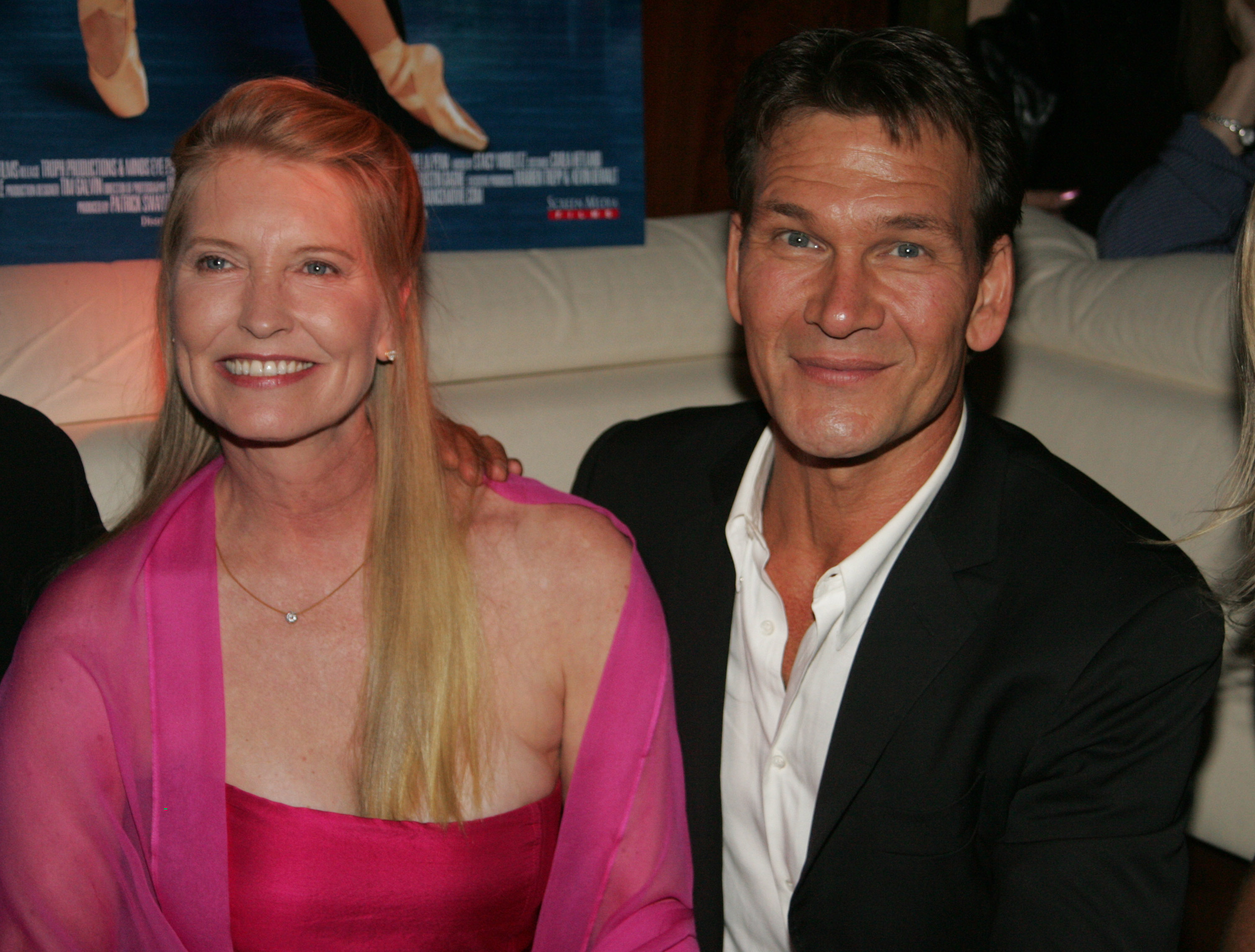 Lisa Niemi and Patrick Swayze during a celebration for their film "One Last Dance" in 2005. | Source: Getty Images