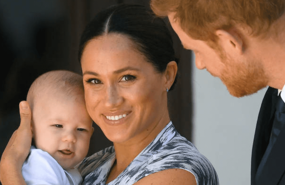 During their tour of Africa, Prince Harry, Meghan Markle and their son Archie Mountbatten-Windsor visit Archbishop Desmond Tutu, at the Desmond & Leah Tutu Legacy Foundation, on September 25, 2019, in Cape Town, South Africa | Source: Getty Images (Photo by Pool/Samir Hussein/WireImage)