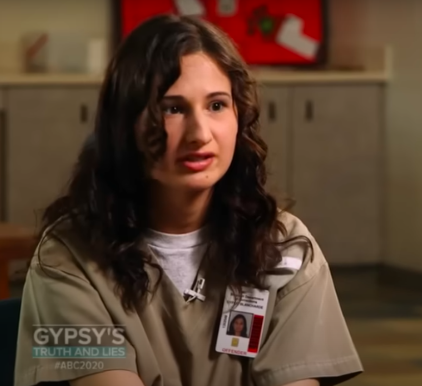 Gypsy Rose Blanchard conducting an interview from prison posted on March 13, 2019 | Source: YouTube/ABC News