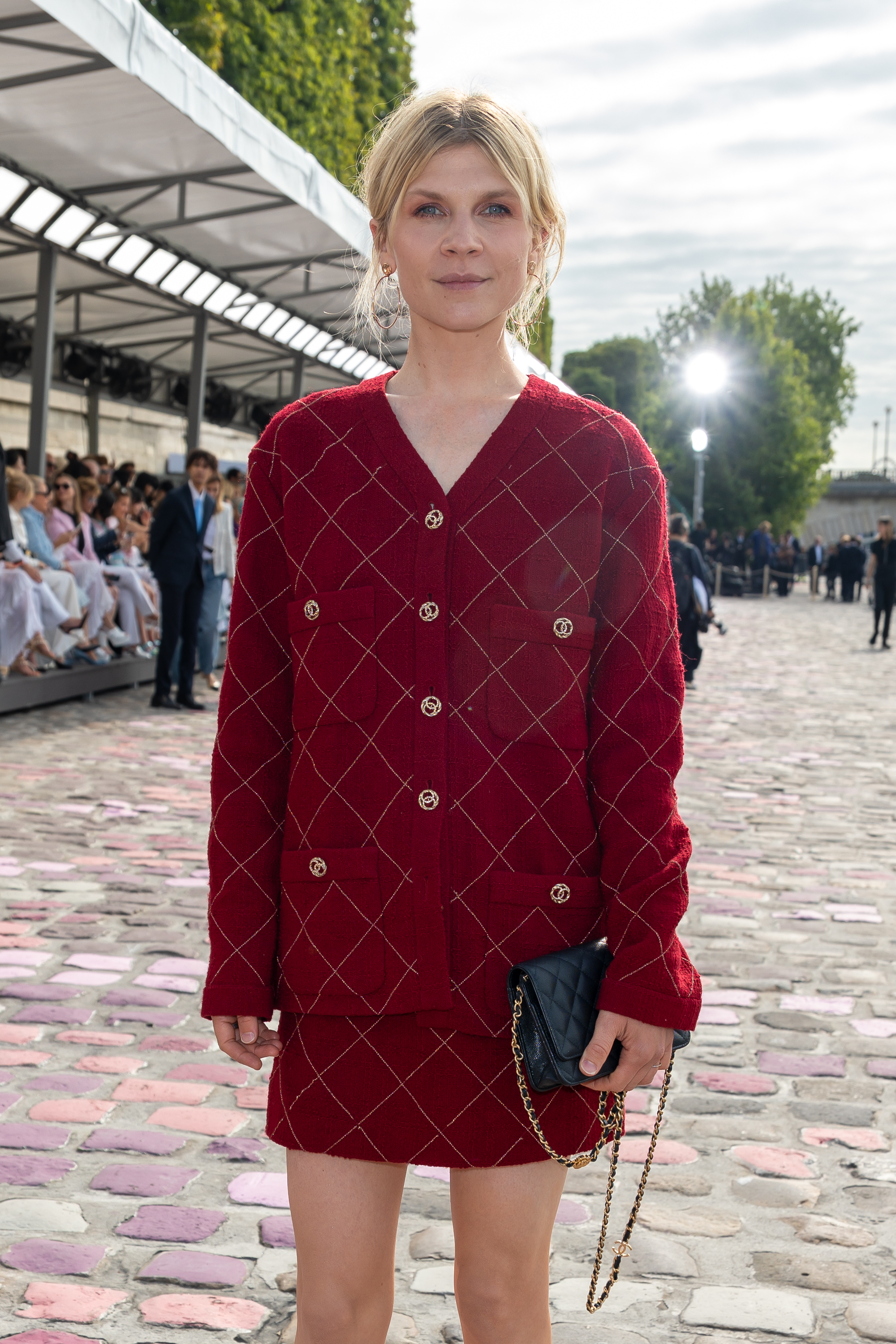 Clémence Poésy at the Chanel Haute Couture Fall/Winter 2023/2024 show during Paris Fashion Week on July 4, 2023, in Paris, France. | Source: Getty Images