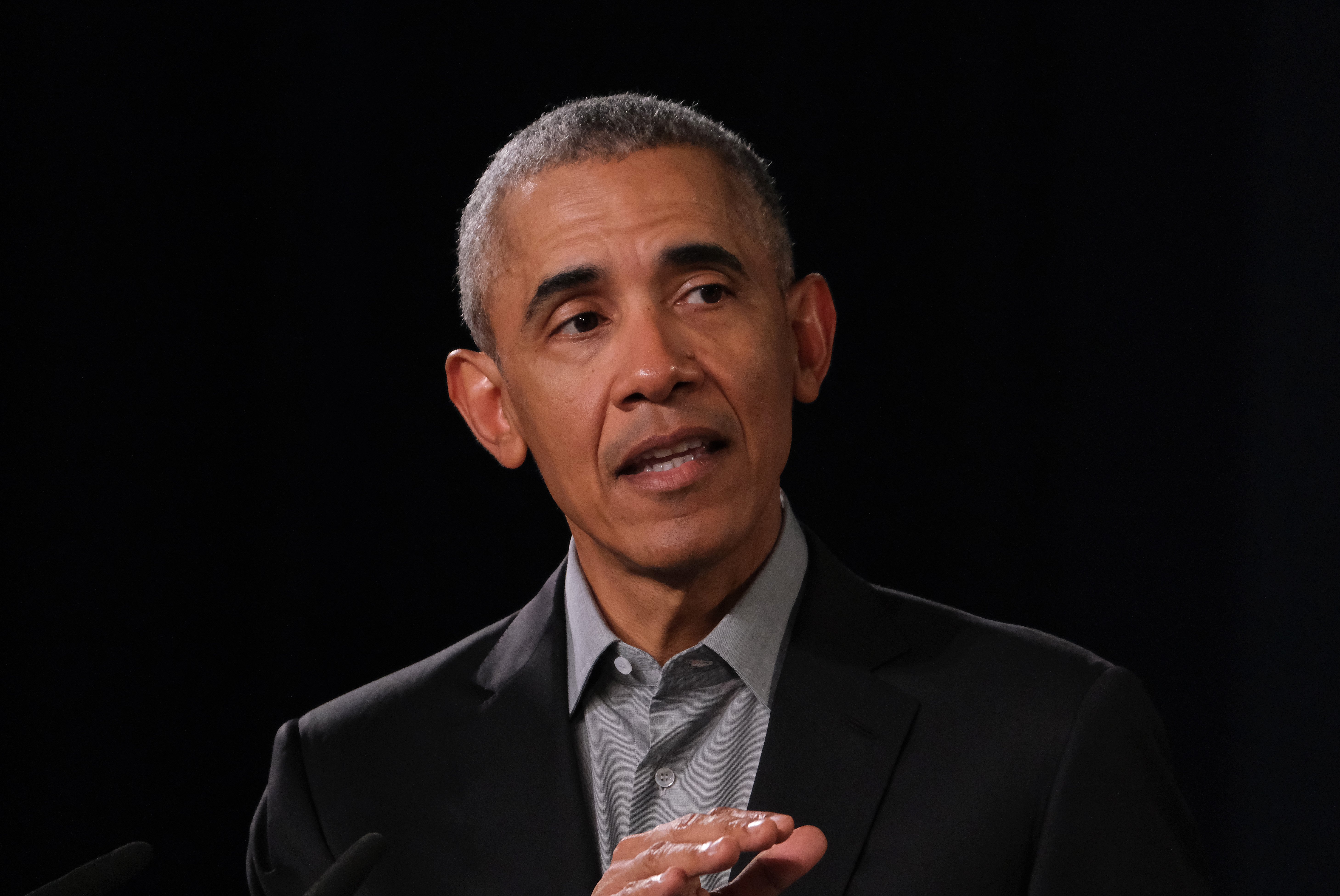 Former U.S. President Barack Obama at a Town Hall-styled session on Apr. 06, 2019 in Berlin, Germany | Photo: Getty Images