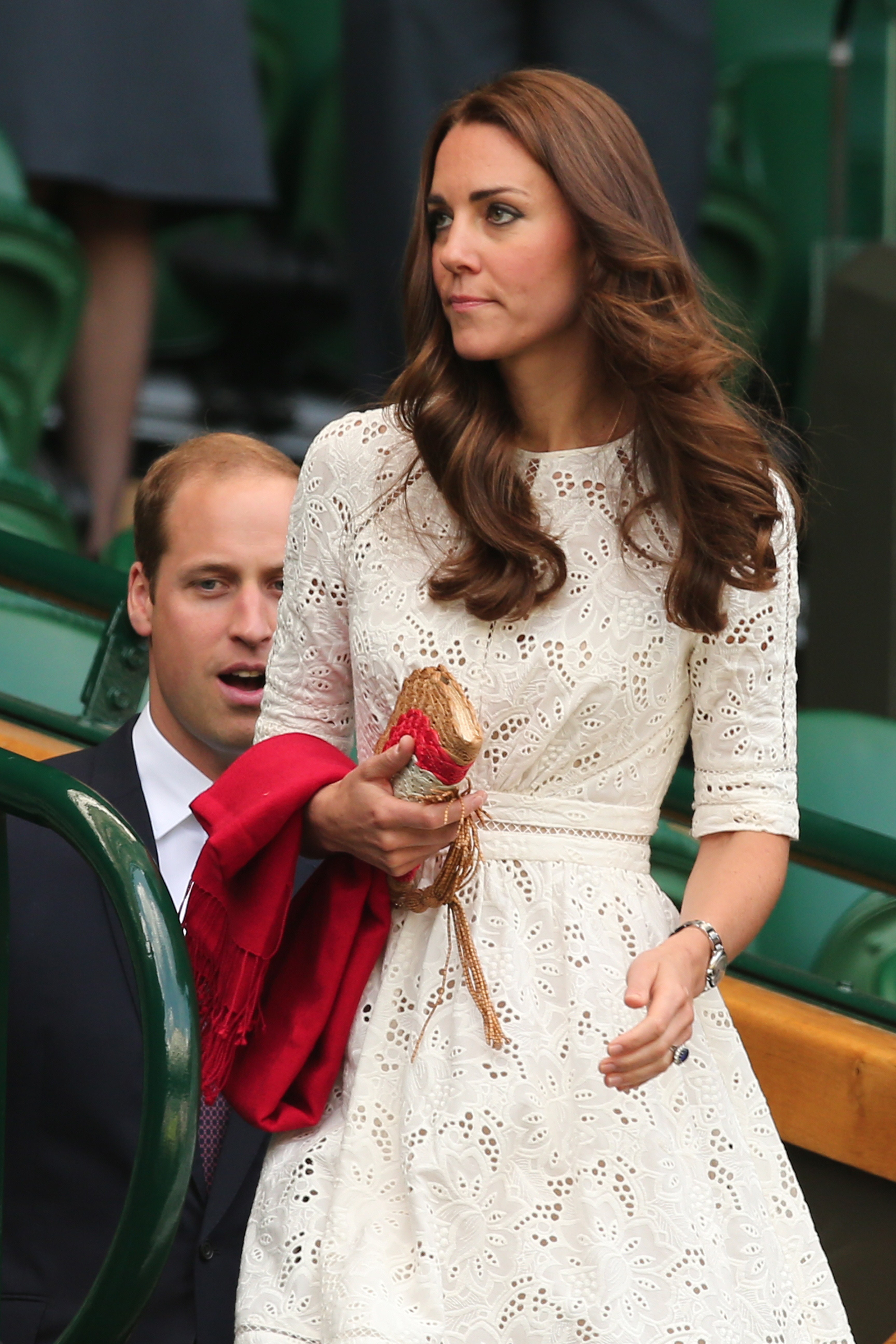 The Princess of Wales on day nine of the 2014 Wimbledon Championships at The All England Tennis Club in London on July 2. | Source: Getty Images