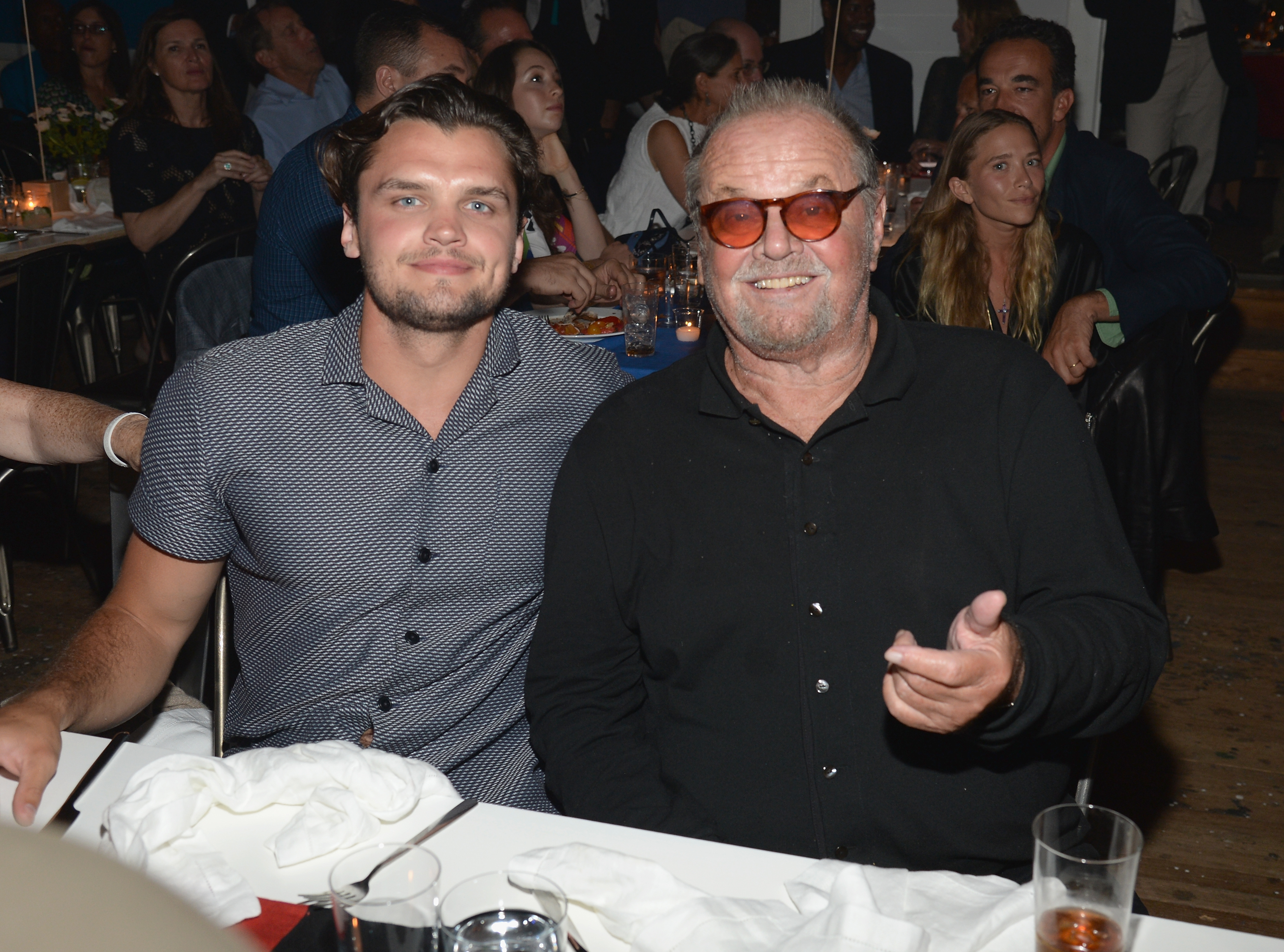 Ray Nicholson and Jack Nicholson at the Apollo in the Hamptons in East Hampton, New York on August 15, 2015 | Source: Getty Images
