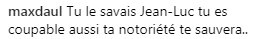 Réactions d’un fan face au commentaire de Jean-Luc Reichmann sur la mise en examen de Christian Quesada. | Instagram/jean.luc.reichmann