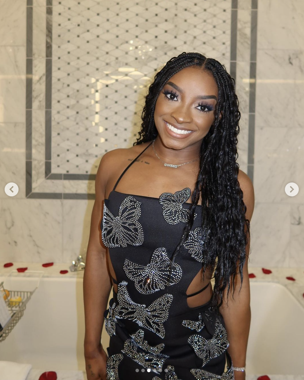 Simone Biles celebrating her 27th birthday in style, posted in March 2024 | Source: Instagram/simonebiles