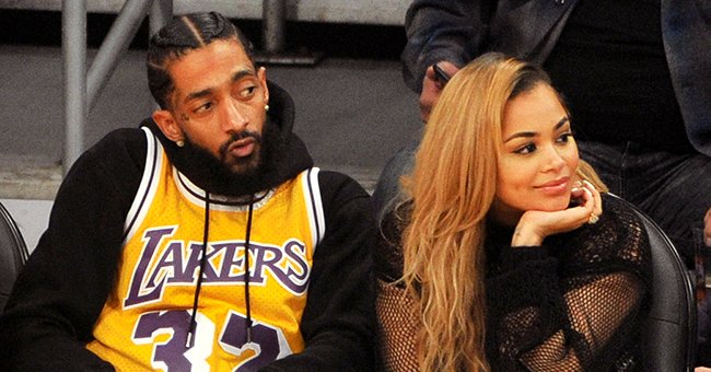 Nipsey Hussle S Girlfriend Lauren London Shares Photo Of Son Kameron Carrying Baby Brother Kross