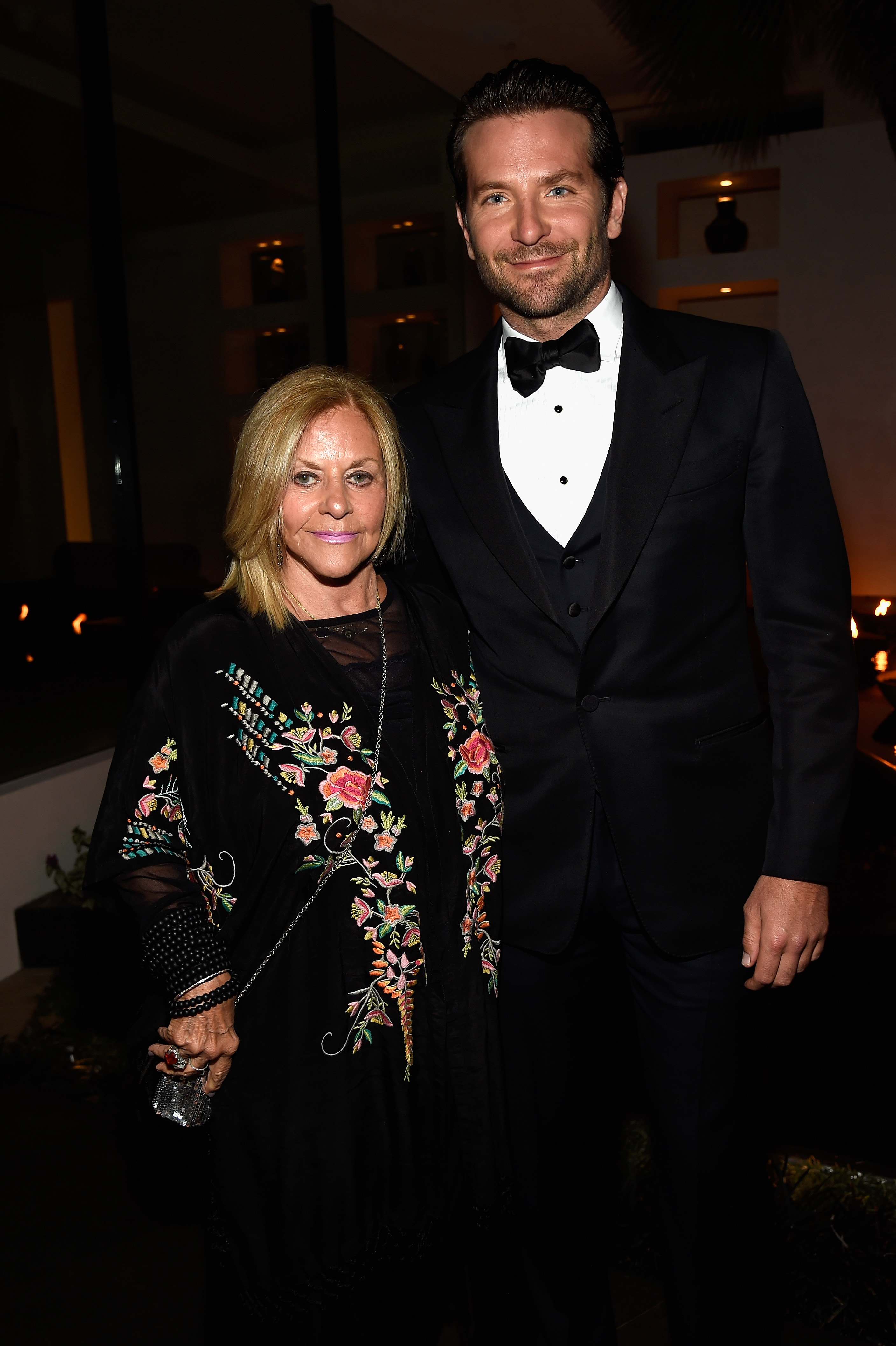 Gloria Campano and Bradley Cooper at the Sean Parker And The Parker Foundation Launch The Parker Institute For Cancer Immunotherapy Gala in 2016 | Source: Getty Images