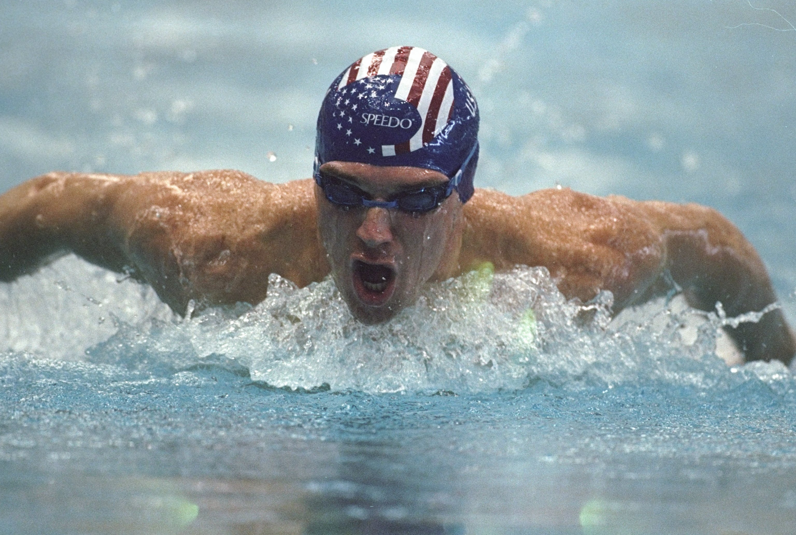 A closeup of Ron Karnaugh in action in Long Island, New York, on March 30, 1999 | Source: Getty Images