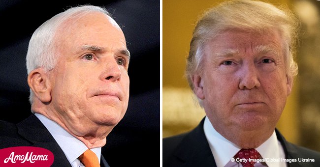 Donald Trump shares post in honor of Senator John McCain's death