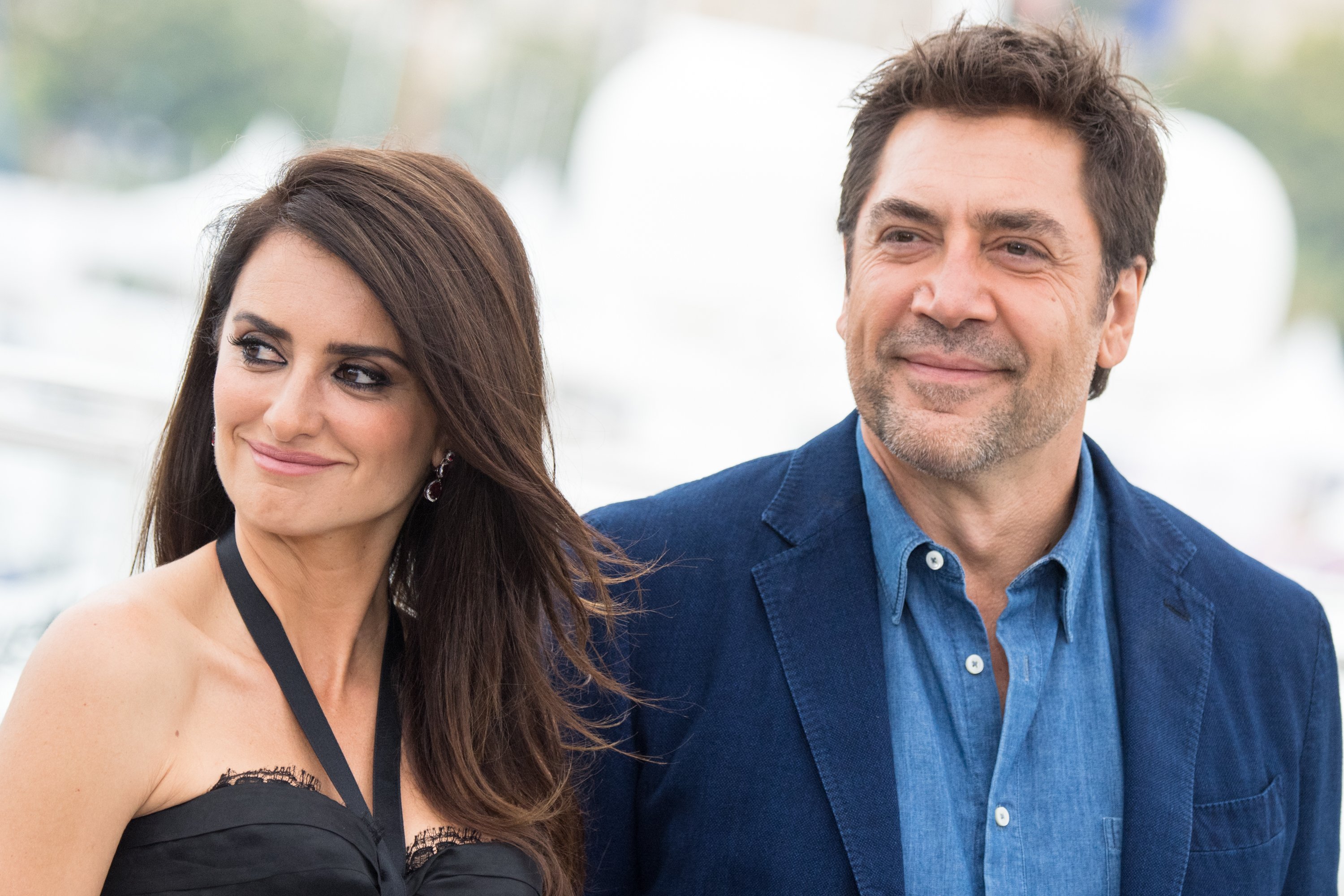Actress Penelope Cruz, wearing jewels by Atelier Swarovski Fine Jewelry, and Javier Bardem attend the photocall for "Everybody Knows (Todos Lo Saben)" during the 71st annual Cannes Film Festival at Palais des Festivals on May 9, 2018 in Cannes, France.  | Source: Getty images