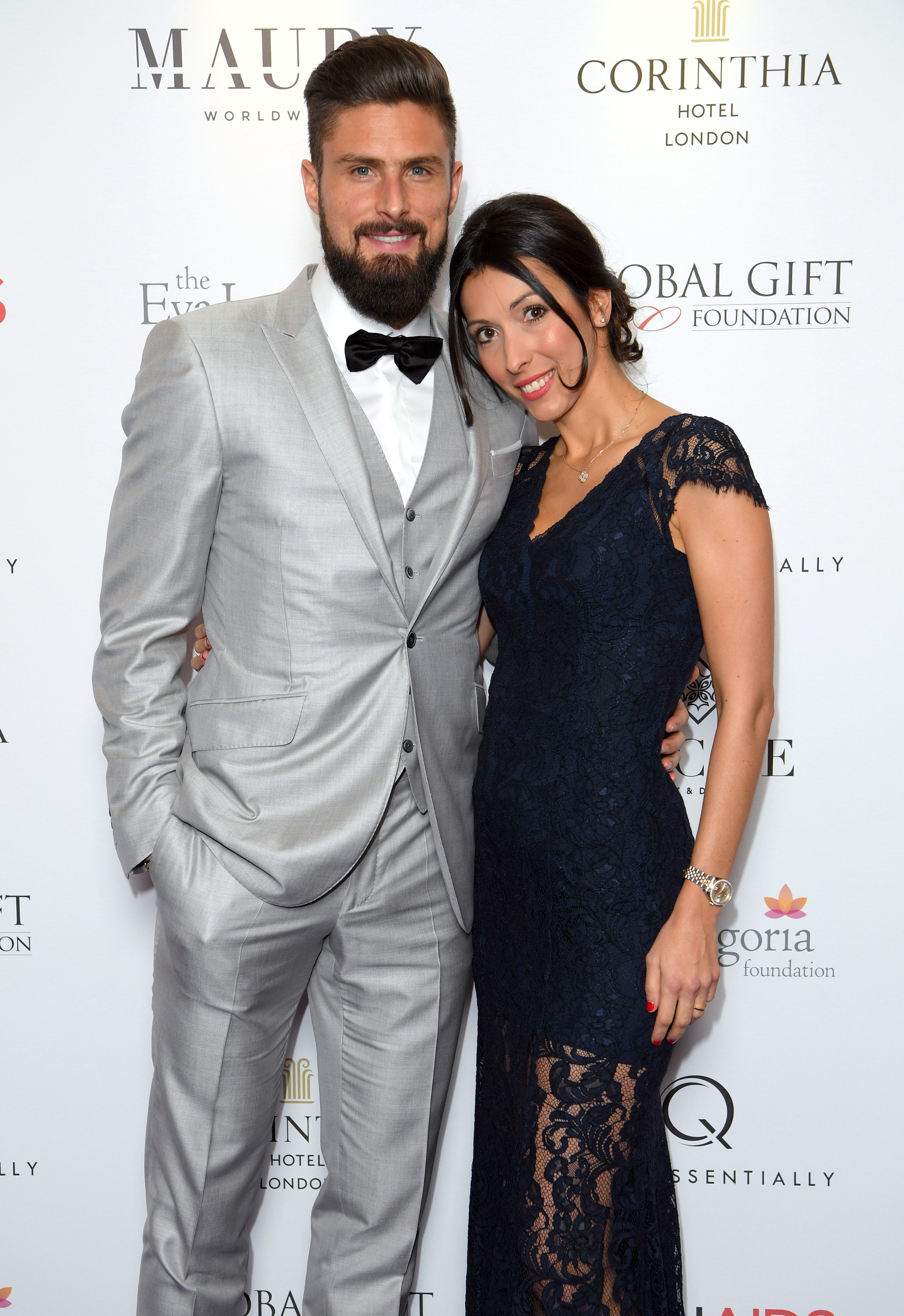 Olivier Giroud  et sa femme Jennifer | photo : Getty Images
