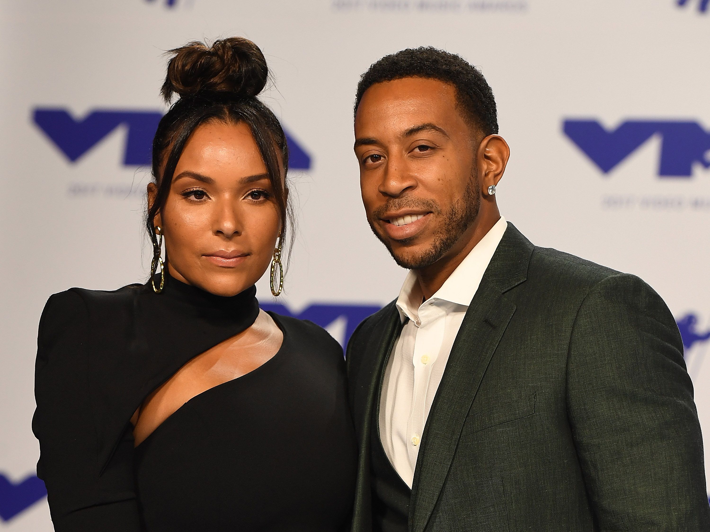 Ludacris and Eudoxie Mbouguiengue during the 2017 MTV Video Music Awards at The Forum on August 27, 2017 in Inglewood, California.| Source: Getty Images