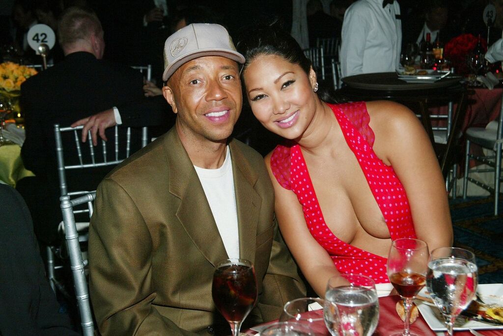 Tony winner Russell Simmons and wife Kimora-Lee Simmons attend the 2003 Tony Awards Dinner and After-party at the Marriott Marquis Hotel June 8, 2003 | Photo: Getty Images