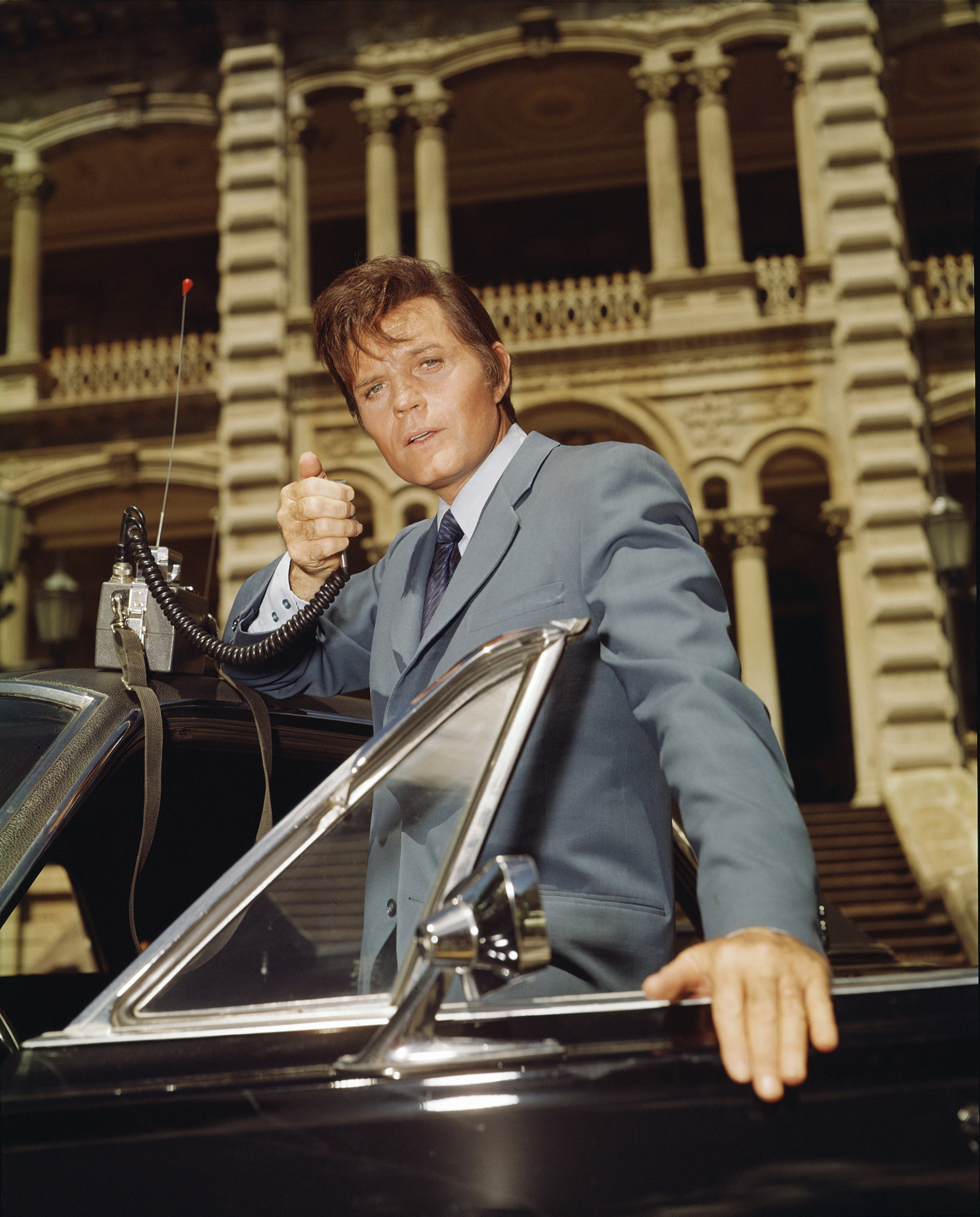 Jack Lord in a promotional still for "Hawaii Five-O" circa the 1970s. | Source: Getty Images