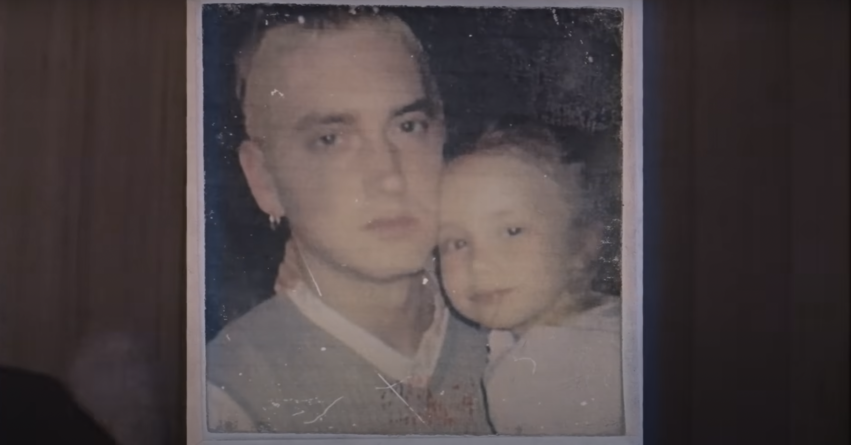 Eminem and his daughter Hailie Jade in a clip uploaded on October 3, 2024 | Source: YouTube/EminemMusic