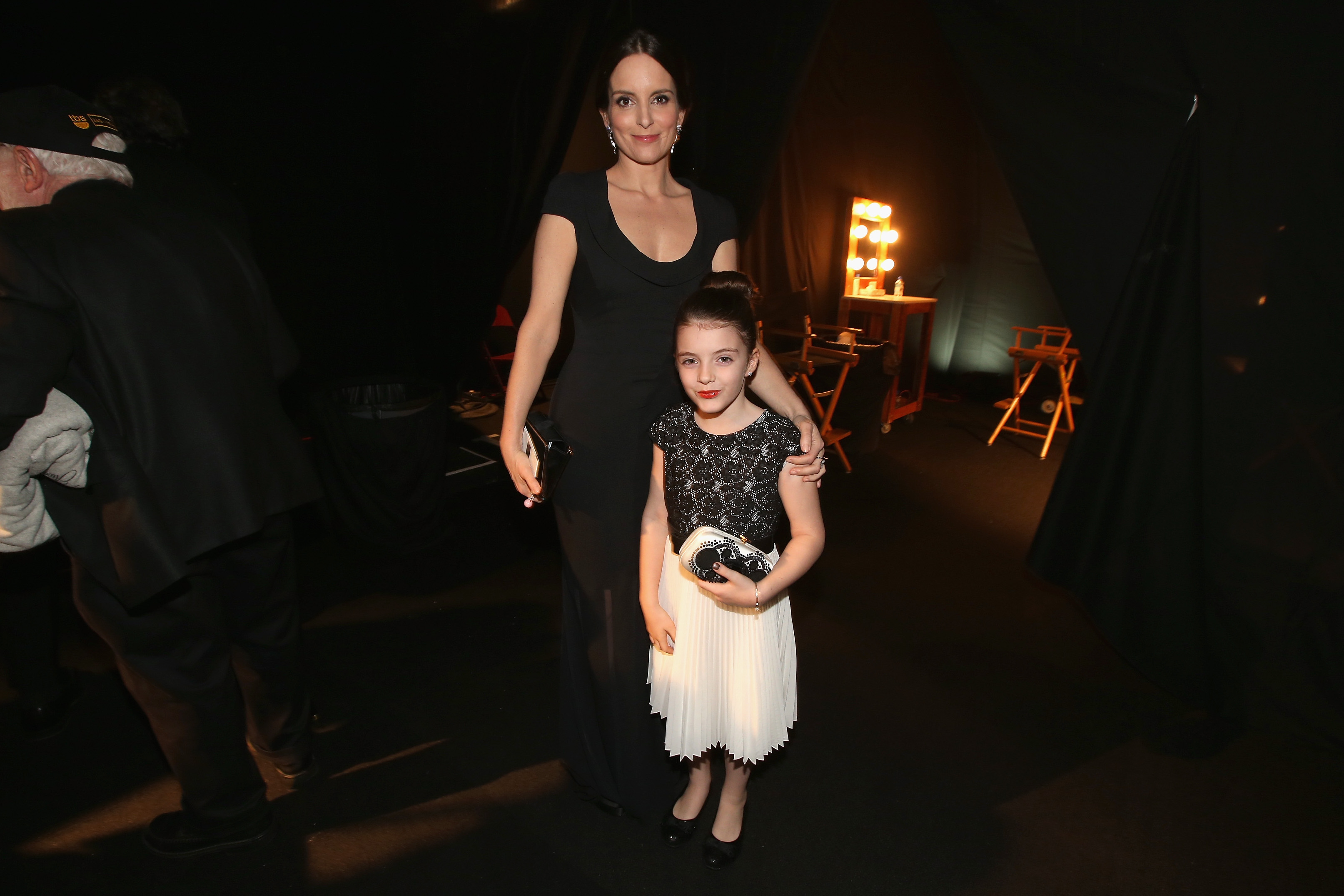 Tina Fey and her daughter Alice Zenobia Richmond attend the 20th Annual Screen Actors Guild Awards at The Shrine Auditorium on January 18, 2014, in Los Angeles, California. | Source: Getty Images
