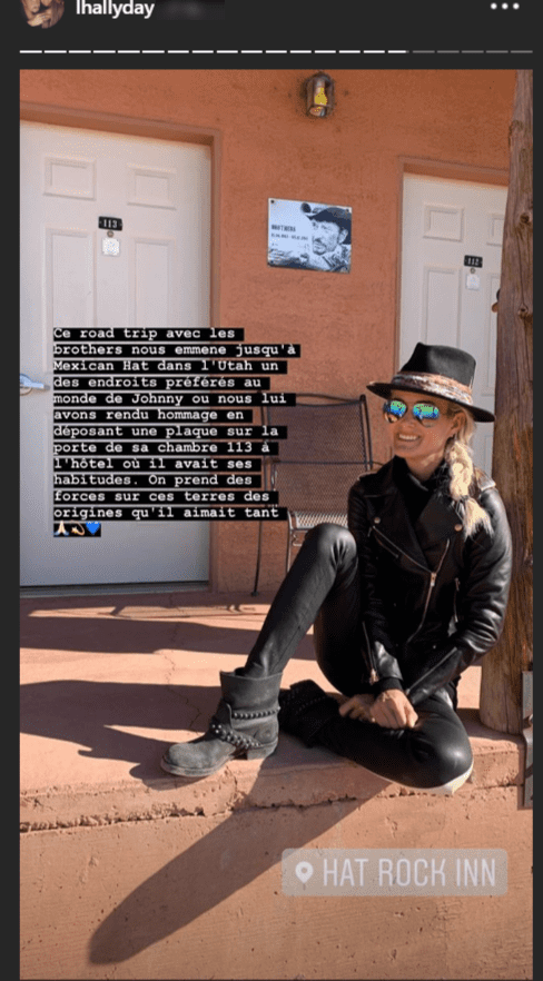 Laeticia Hallyaday pendant son road trip aux Etats-Unis | Source : Instagram/lhallyday Laeticia Hallyaday pendant son road trip aux Etats-Unis | Source : Instagram/lhallyday