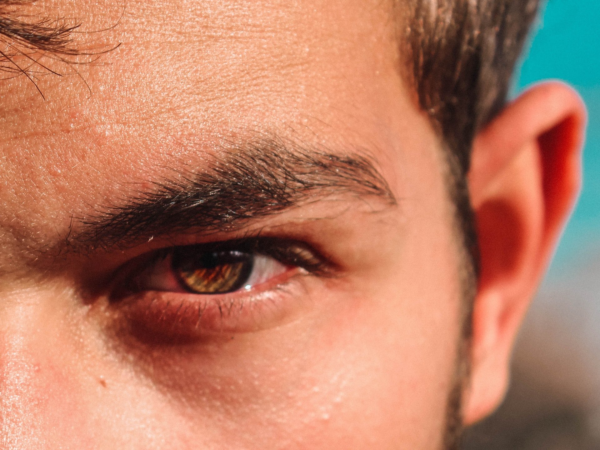 Close-up of a man's eye | Source: Unsplash