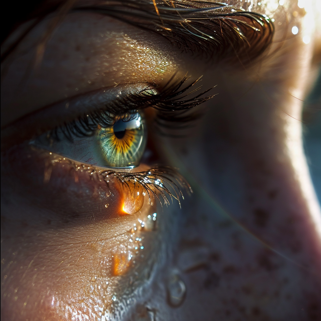 A close up of a crying woman | Source: Midjourney