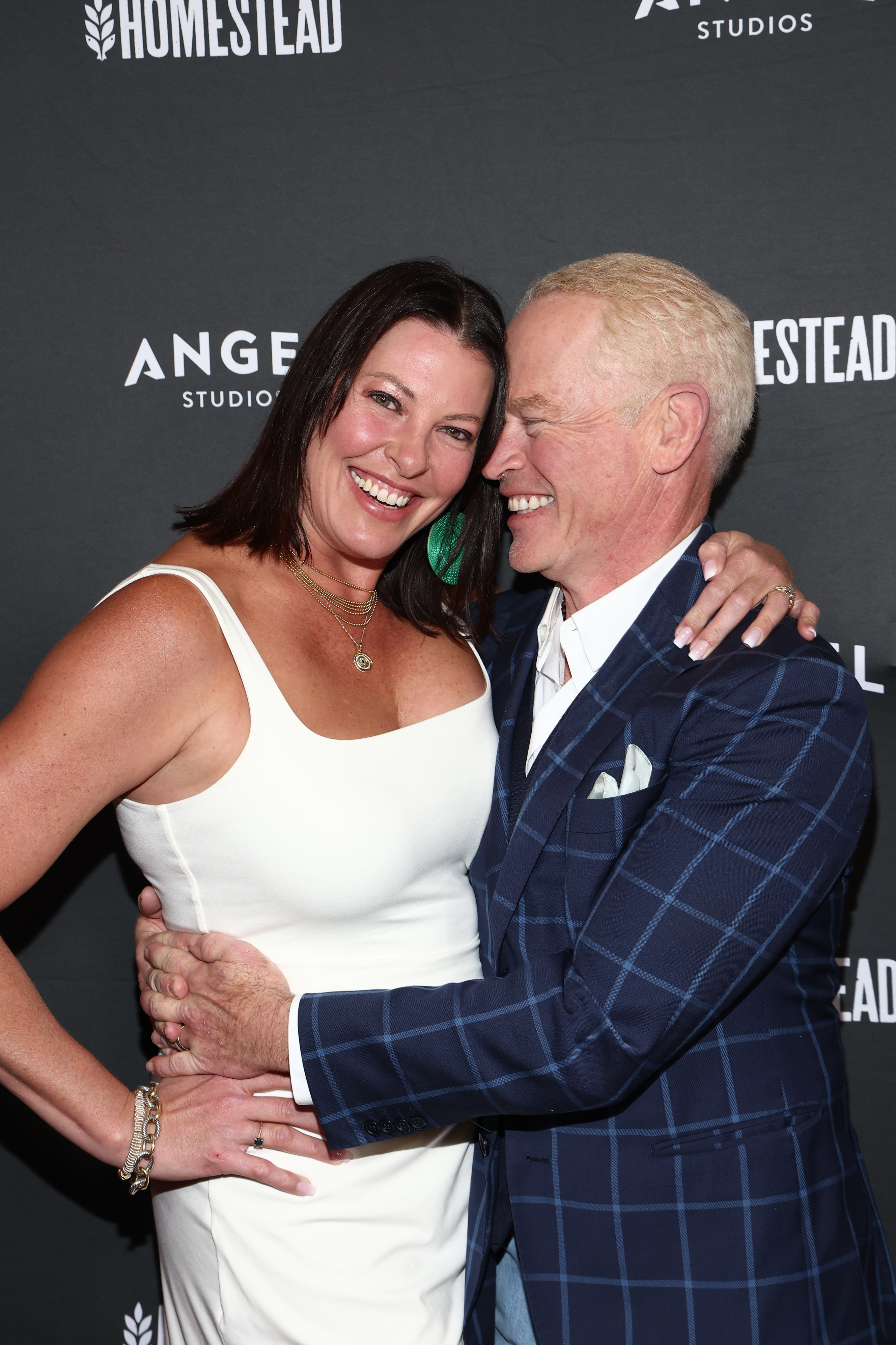 Ruve and Neal McDonough attend the "Homestead" Premiere on December 10, 2024, in Los Angeles, California | Source: Getty Images