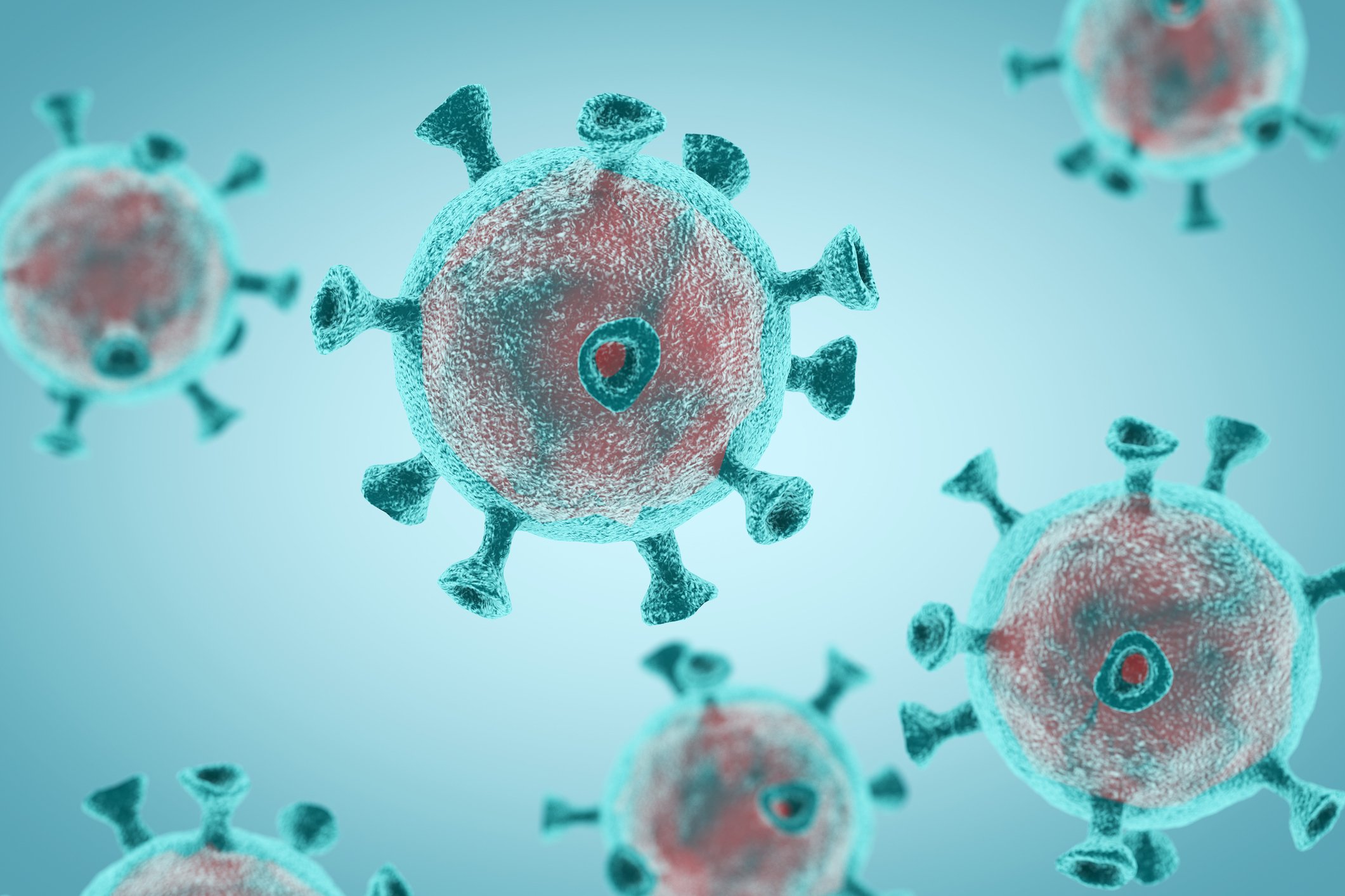 Coronavirus, 3D-Rendering I Quelle: Getty Images