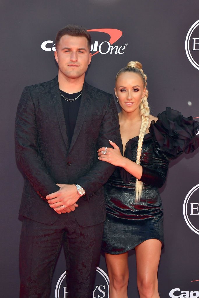 Sam Martin and Nastia Liukin attend The 2019 ESPYs at Microsoft Theater on July 10, 2019 | Photo: Getty Images