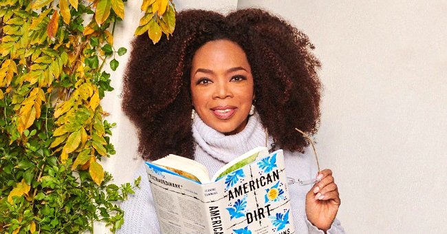 Oprah Winfrey Lets Her Natural Hair Loose as She Poses in Sweater and ...