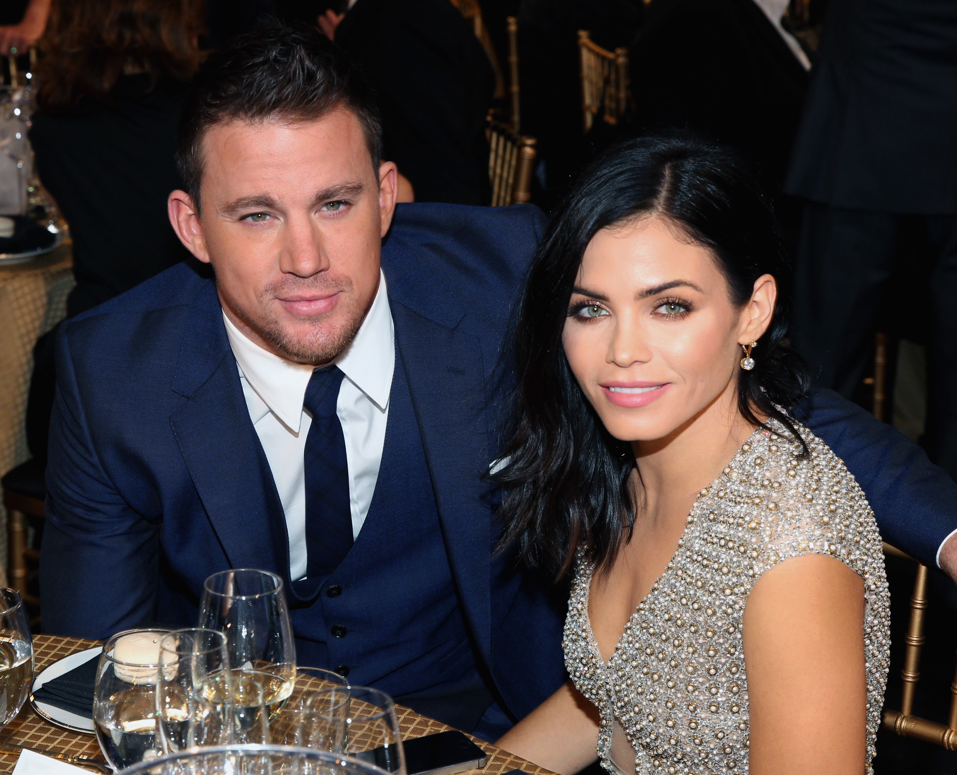 Channing Tatum and Jenna Dewan on November 14, 2014 in Hollywood, California. | Source: Getty Images