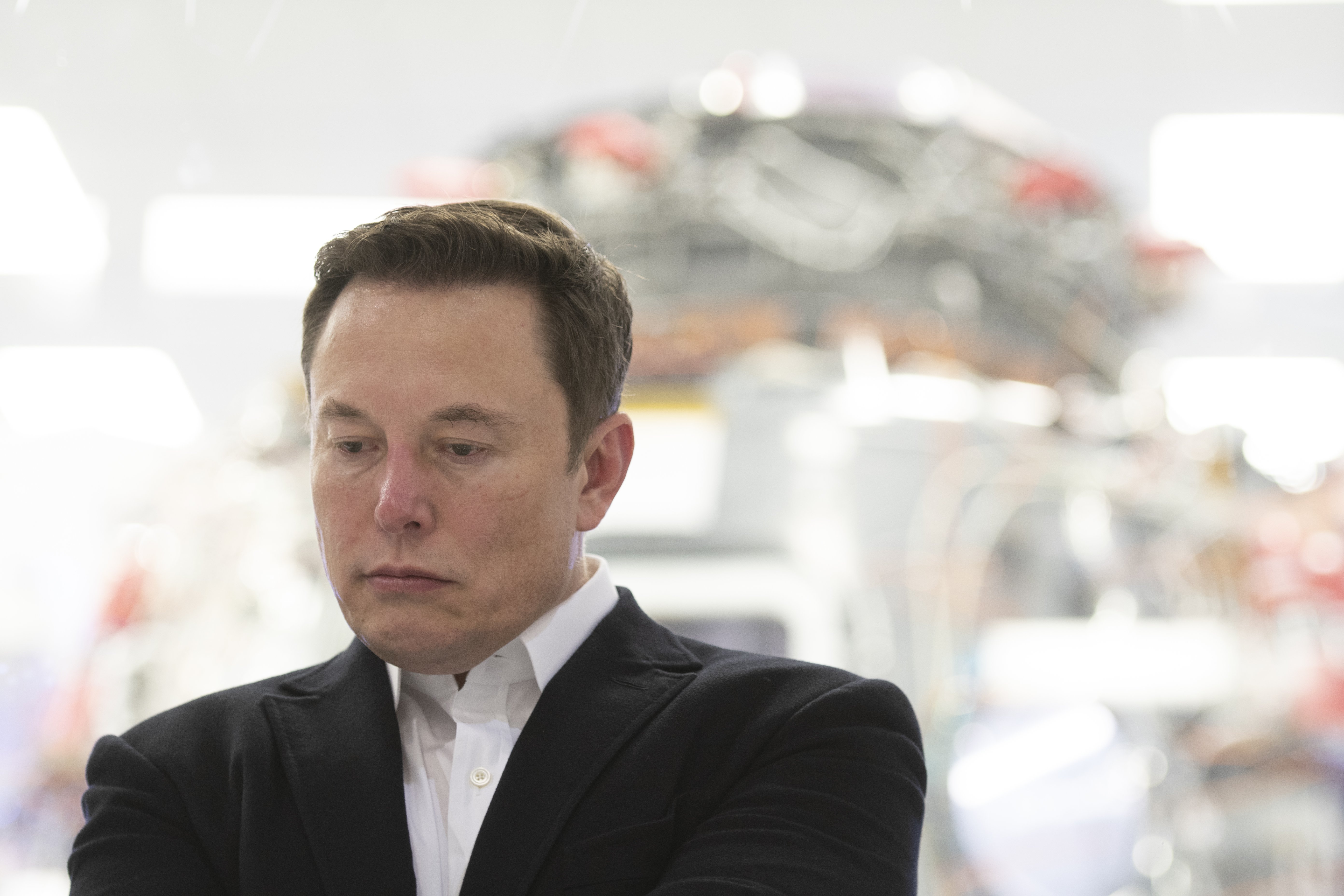 Elon Musk pictured at SpaceX Headquarters, 2019, Hawthorne, California. | Photo: Getty Images