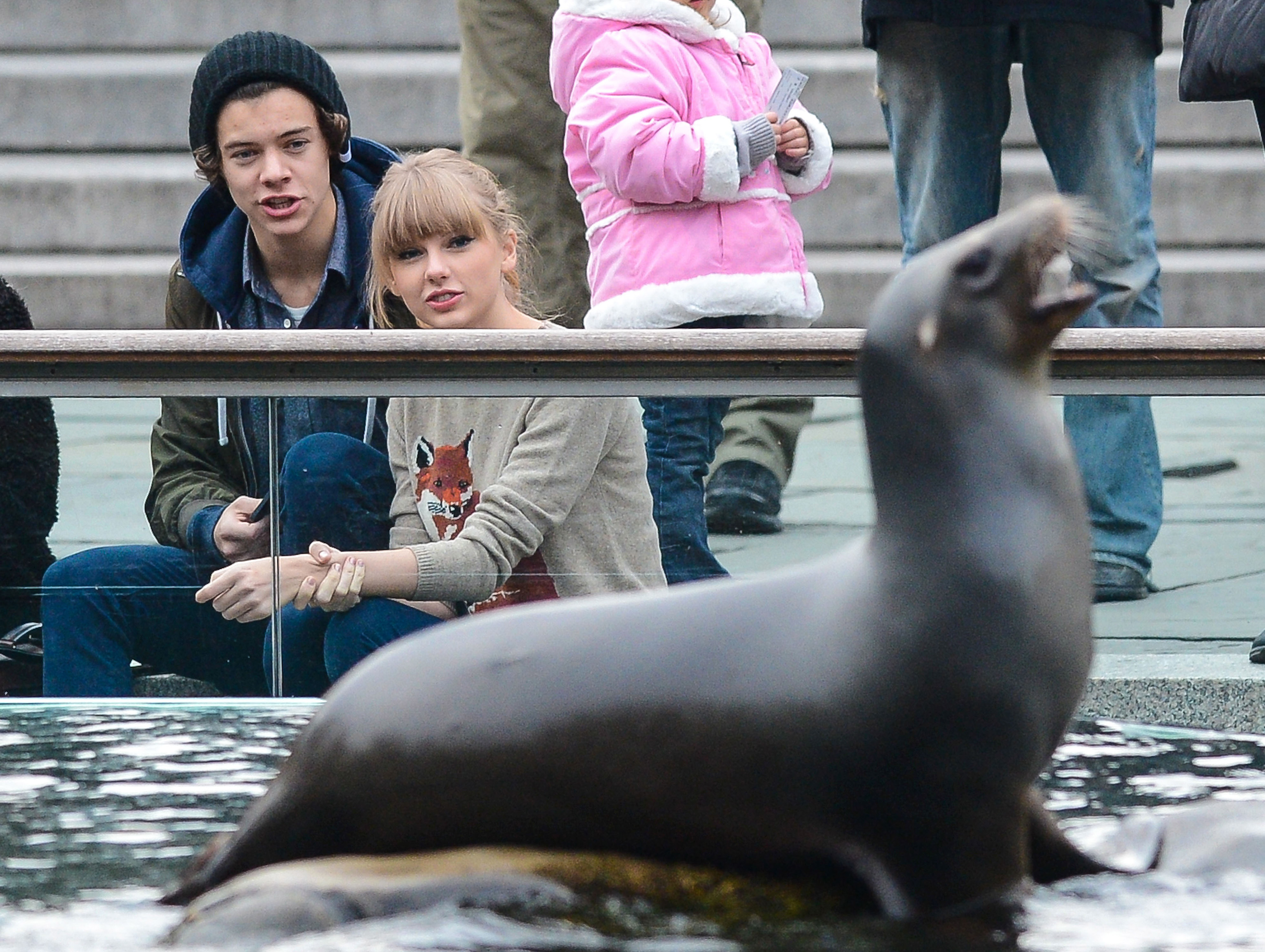 Harry Styles and Taylor Swift seen on December 2, 2012, in New York. | Source: Getty Images