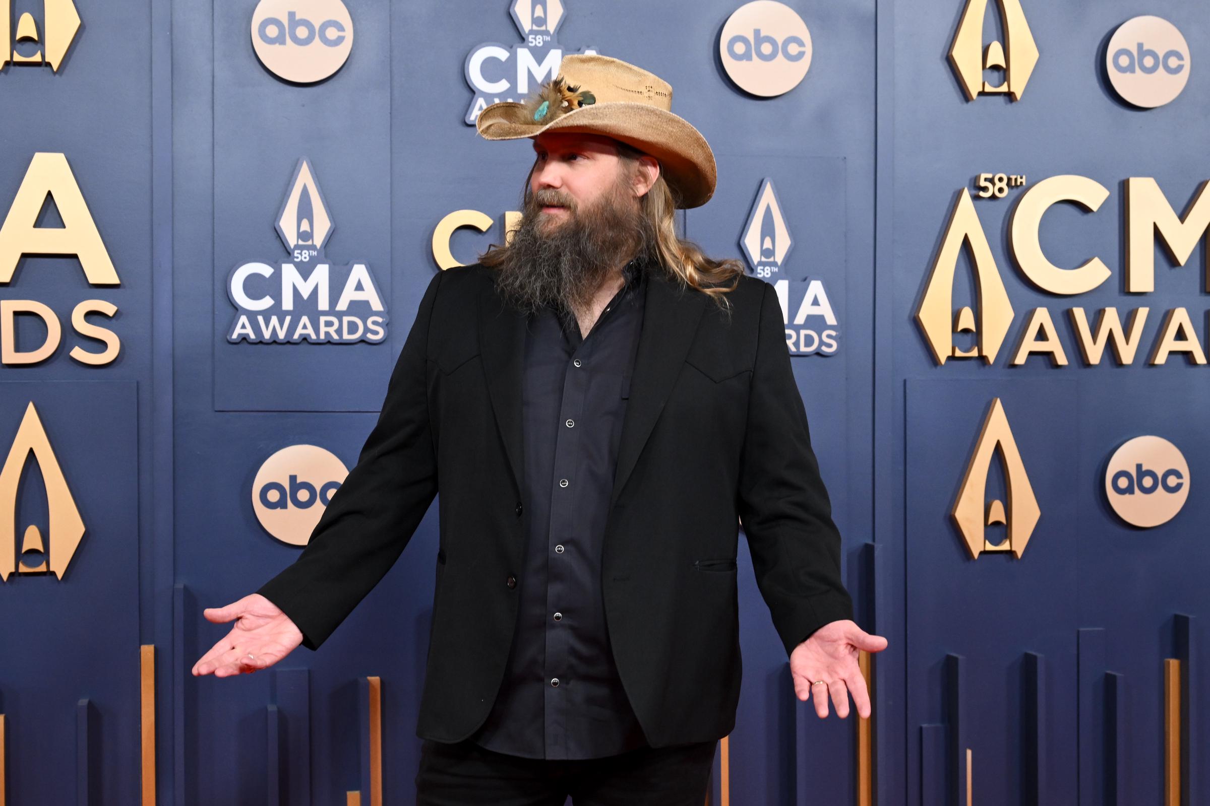 Chris Stapleton on November 20, 2024, in Nashville, Tennessee | Source: Getty Images