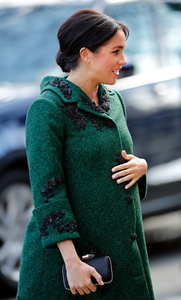 Meghan Markle con vestido verde | Foto: Getty 
