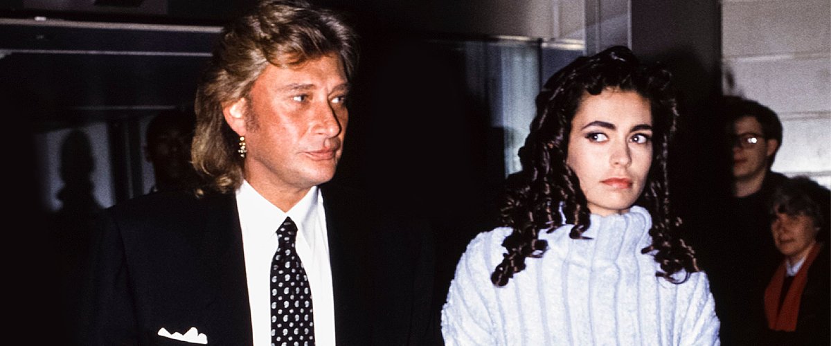 Adeline Blondieau et Johnny Hallyday. | Photo : Getty Images