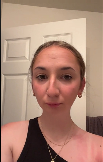 A screenshot of TikToker Maddie before undergoing double jaw surgery from a post dated August 2, 2023. | Source: TikTok/maddieakamofo