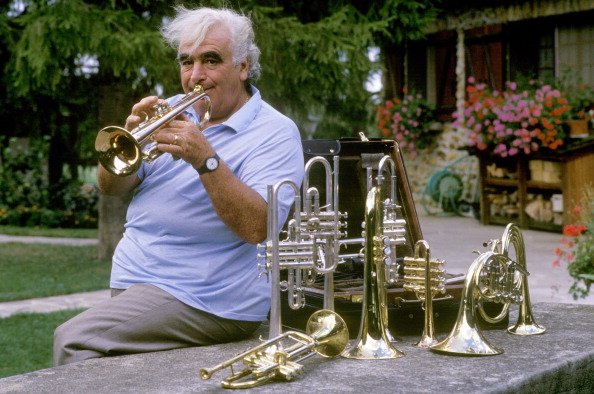 Le trompettiste français Maurice André. Photo : Getty Images.