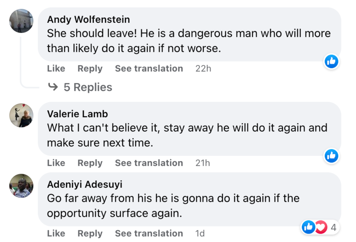 Fan comments on Daily Mail's Facebook post about Karen and Andrew Sawyer's case on July 4, 2023. | Source: Facebook/Daily Mail
