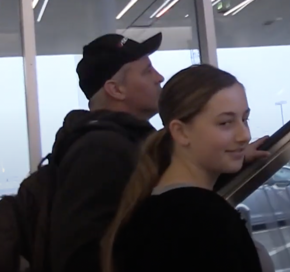 Matt and Marina LeBlanc spotted at the airport on June 16, 2019 | Sources: YouTube.com/X17onlineVideo