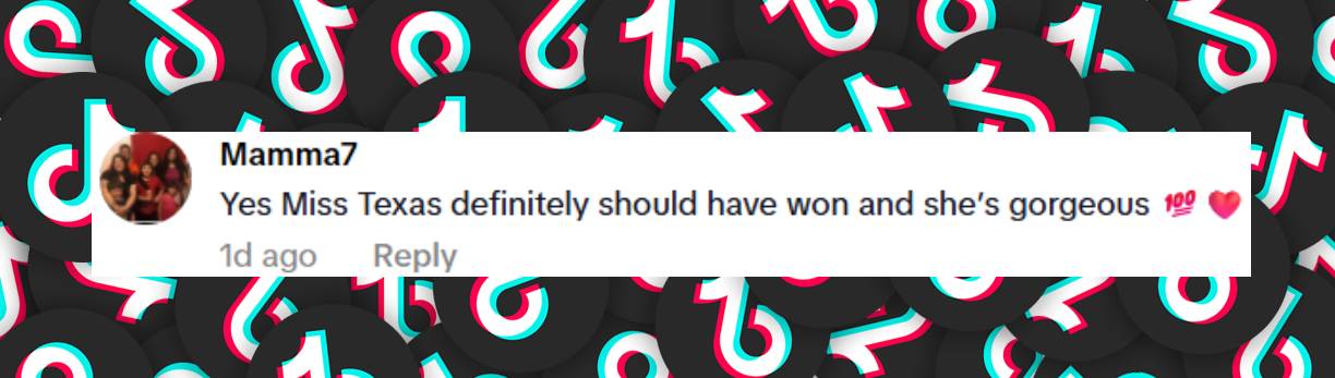 A netizen comment dated September 9, 2025 | Source: TikTok/missamerica
