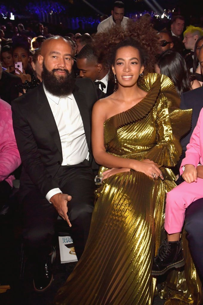 Solange Knowles & Alan Ferguson at the 59th GRAMMY Awards on Feb. 12, 2017 in Los Angeles, California | Photo: Getty Images