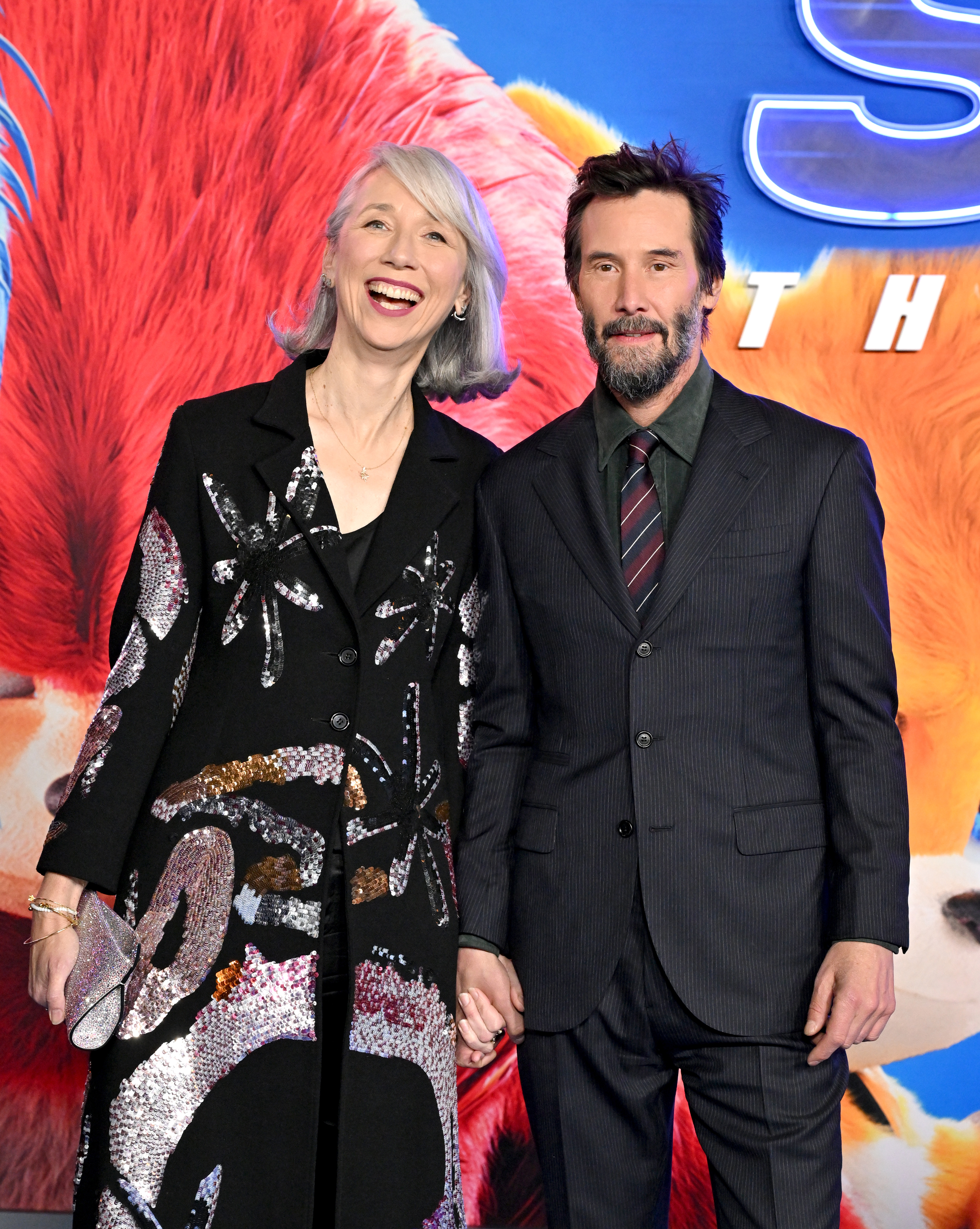 Alexandra Grant and Keanu Reeves on December 16, 2024, in Hollywood, California | Source: Getty Images