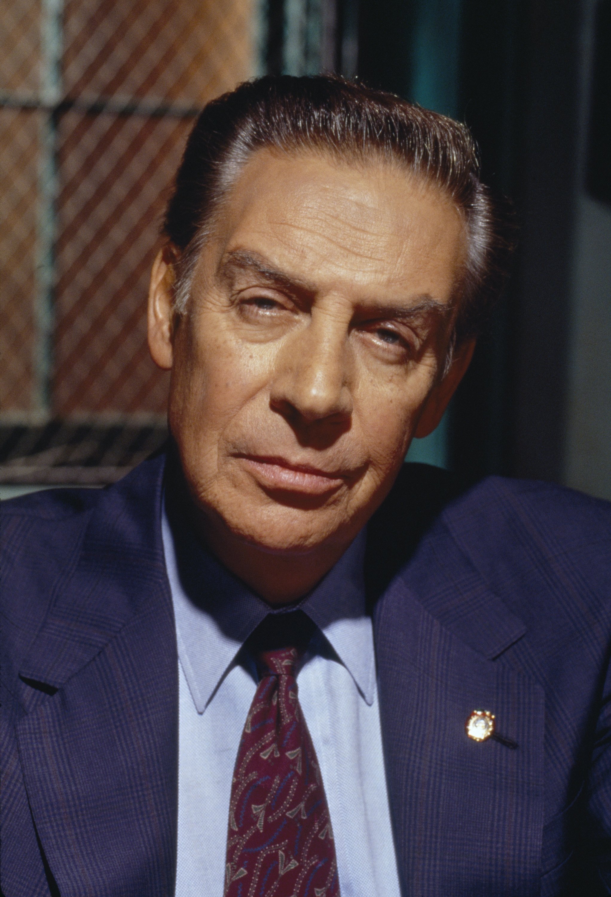 Photo of Jerry Orbach on the set of "Law and Order" | Source: Getty Images