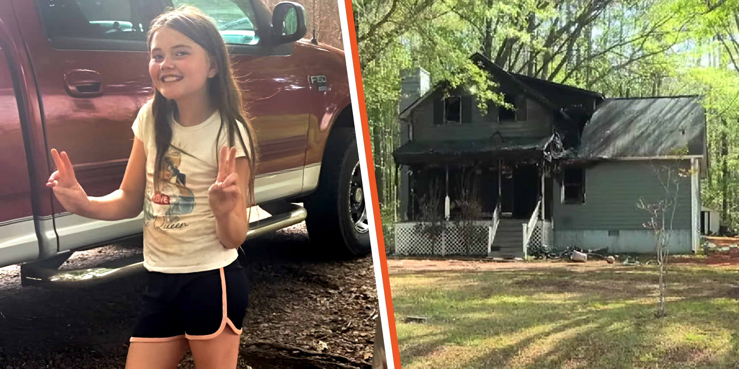 Katelynn Simonds | Her house | Source: Instagram/simondskatelynn | Youtube/FOX 5 Atlanta