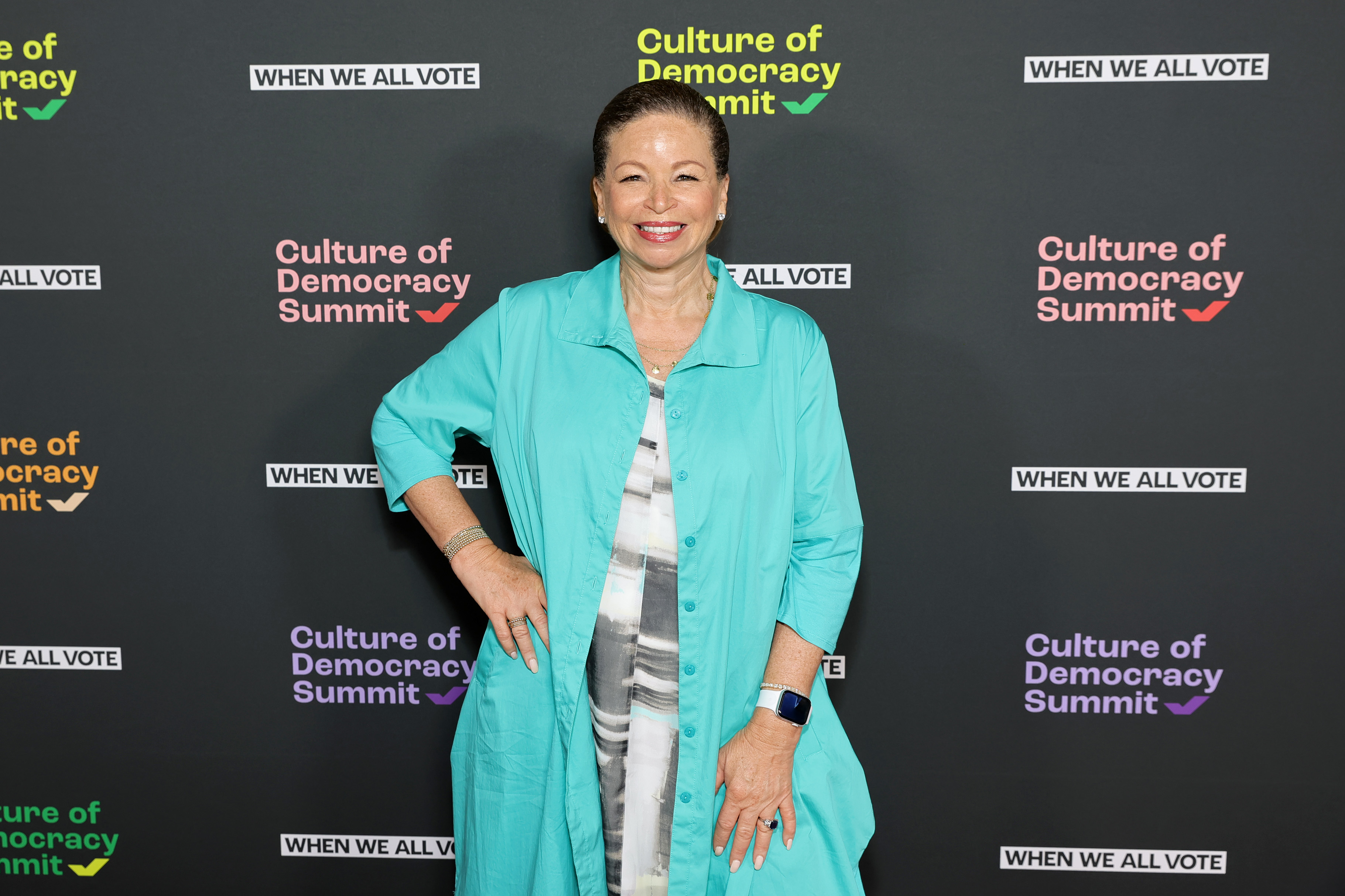 Valerie Jarrett at the When We All Vote Inaugural Culture Of Democracy Summit on June 13, 2022 in Los Angeles, California | Source: Getty Images