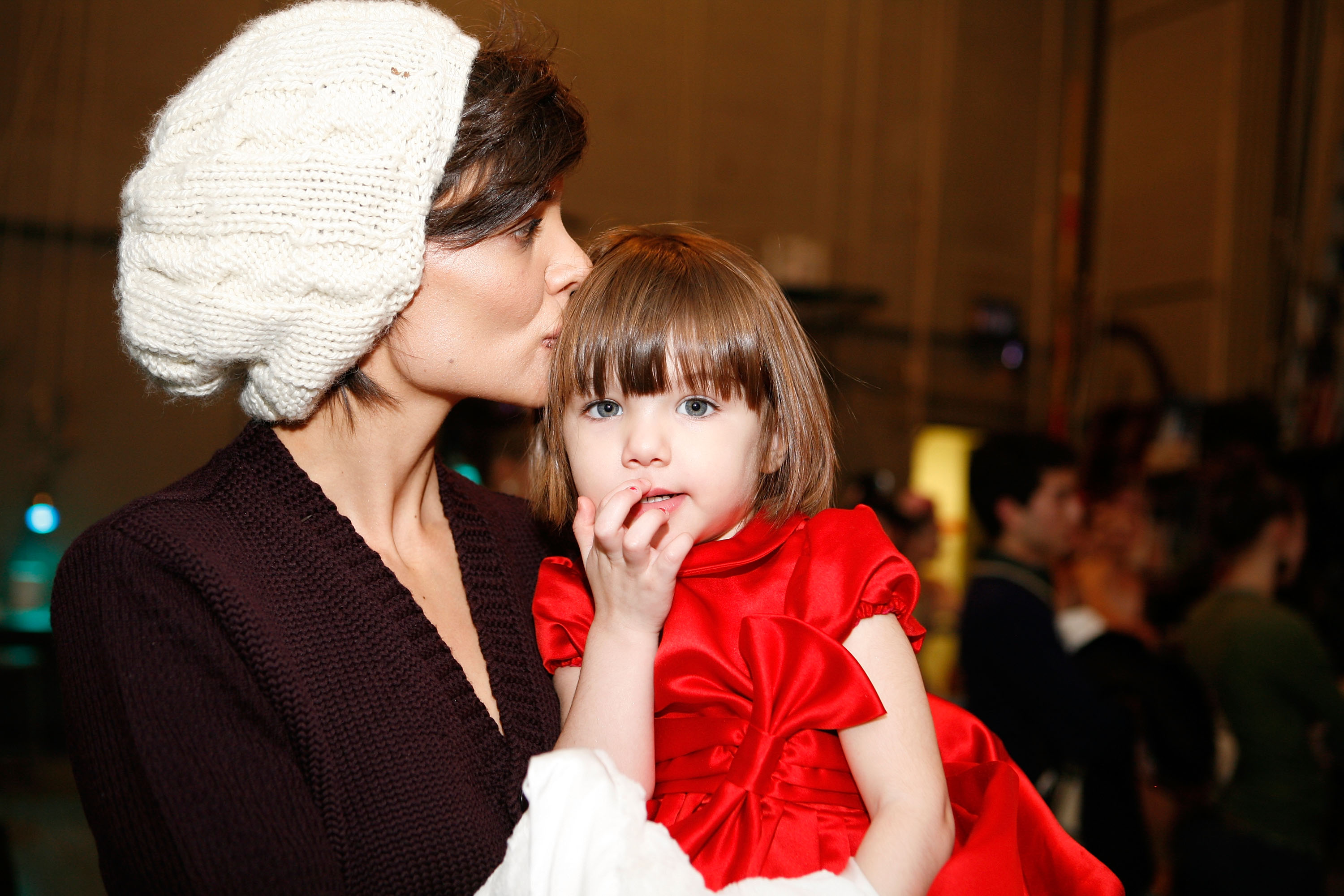 Katie Holmes and Suri Cruise at "The Nutcracker" in New York City on December 14, 2008 | Source: Getty Images