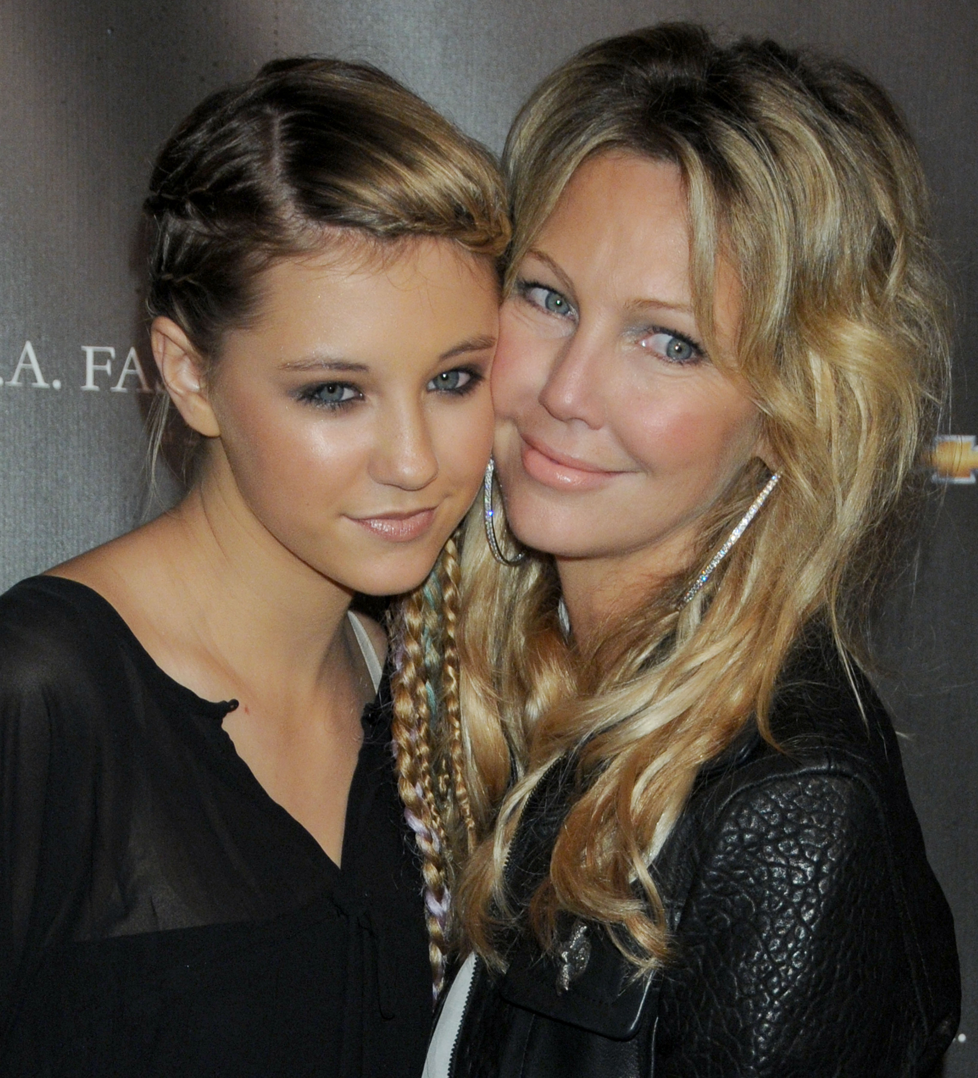 Ava Sambora and Heather Locklear at the White Trash Beautiful Spring 2011 Fashion Show in Los Angeles, California on October 17, 2010 | Source: Getty Image