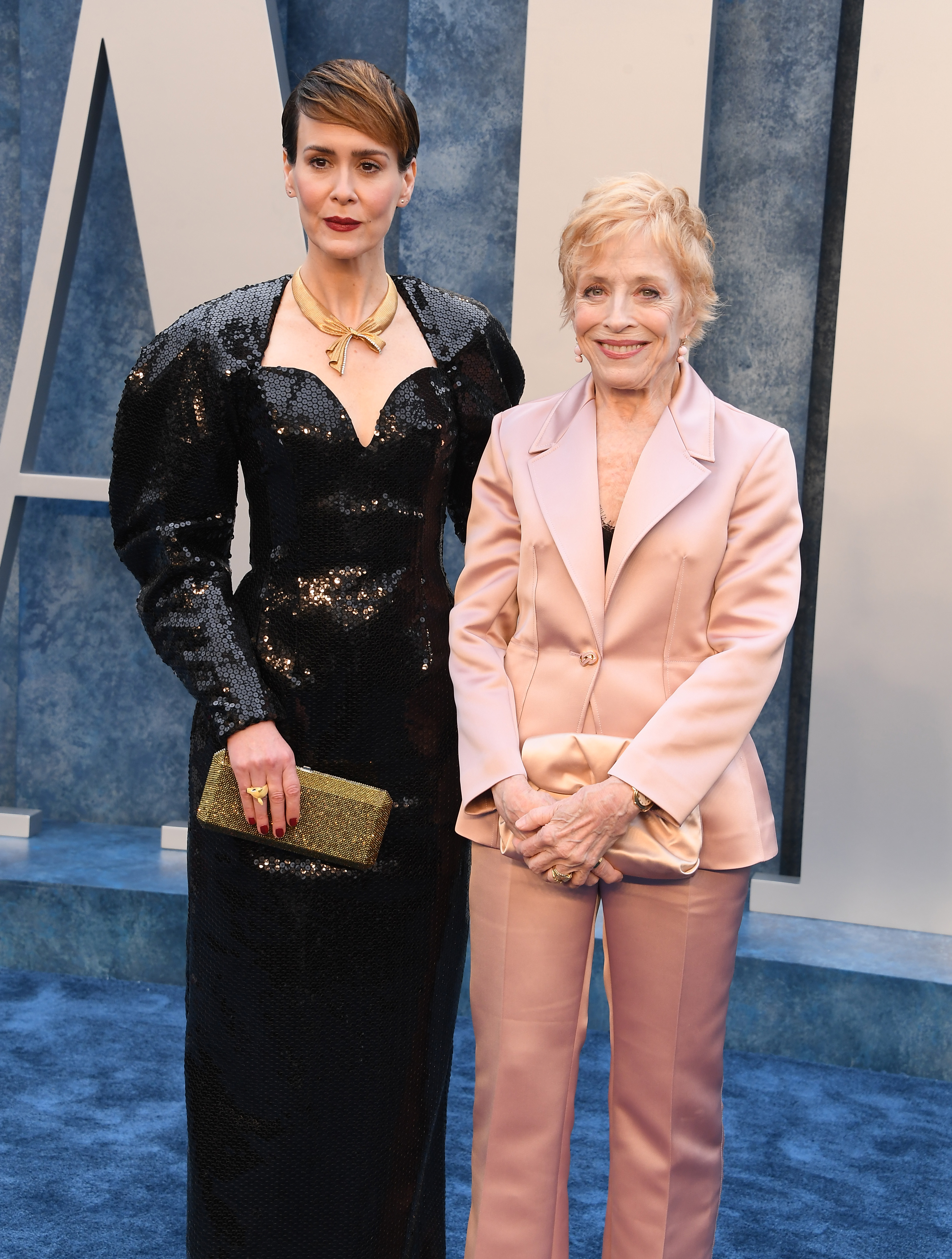 Sarah Paulson and Holland Taylor at the Vanity Fair Oscar Part on March 12, 2023, in Beverly Hills, California. | Source: Getty Images