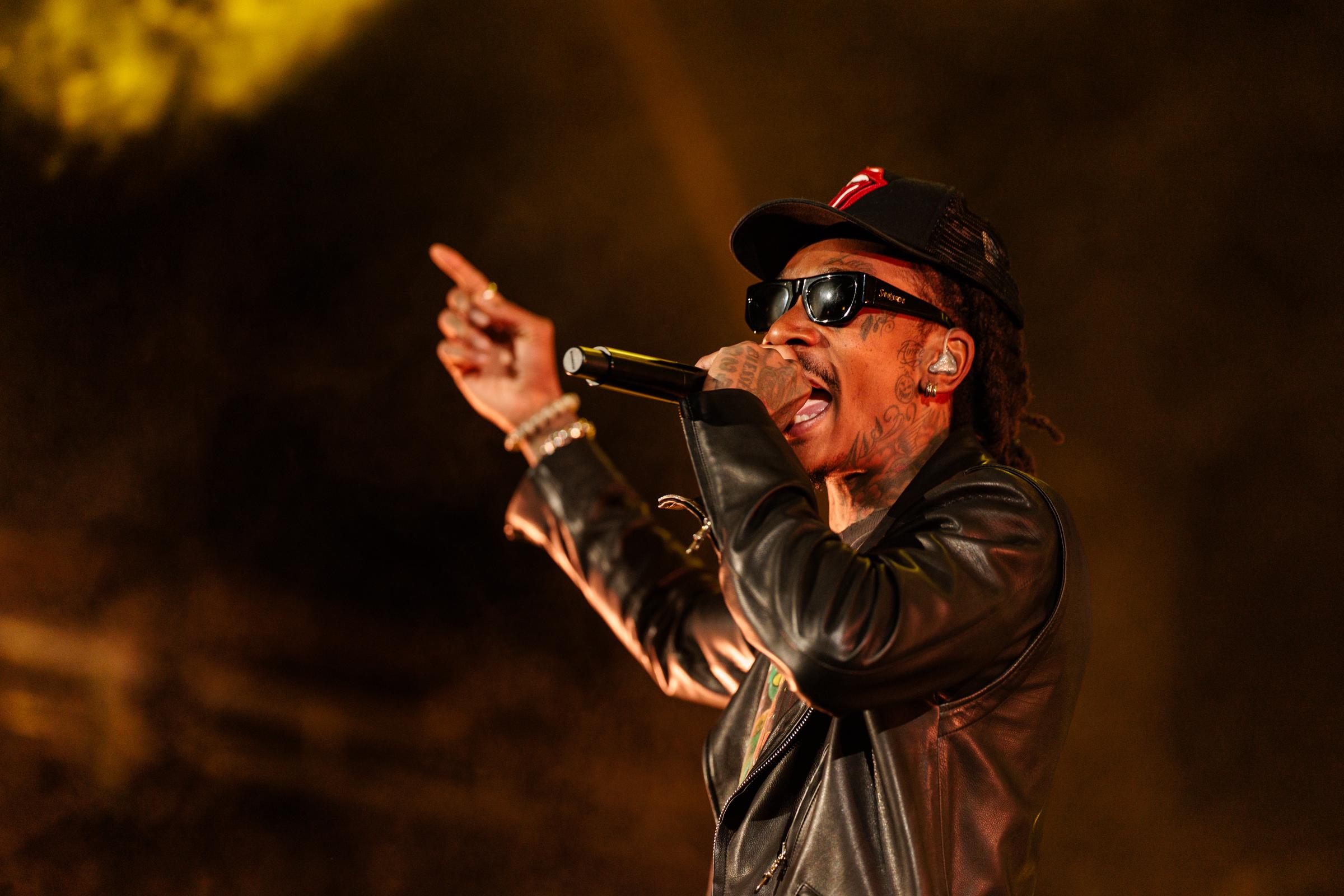 Wiz Khalifa performs at Red Rocks Amphitheatre on April 19, 2026, in Morrison, Colorado. | Source: Getty Images